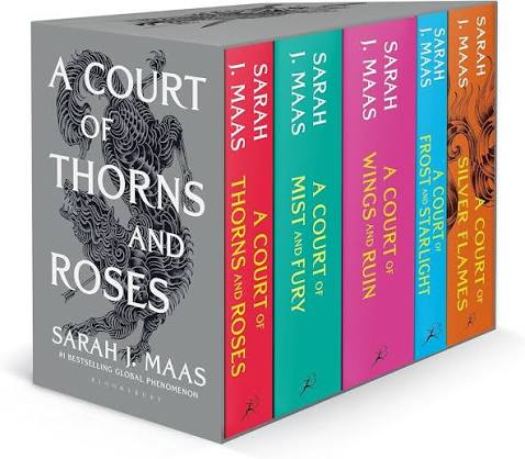 A Court Of Thorns And Roses 5 Book Set by Sarah J. Maas Eng Paperback