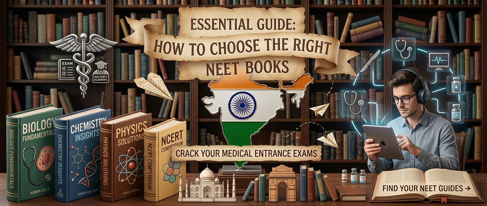 How to Choose the Right NEET Books for Your Preparation