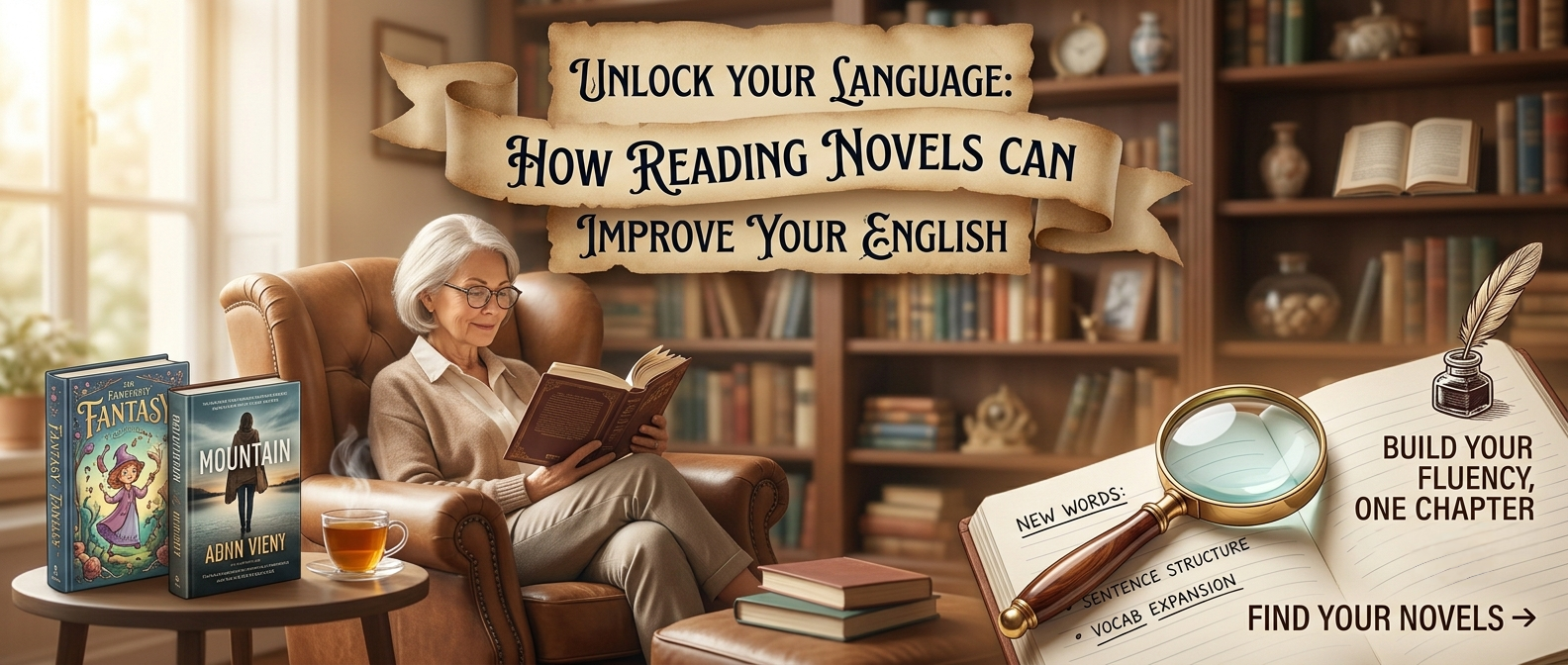 How Reading Novels Can Improve Your English: A Complete Guide for Beginners