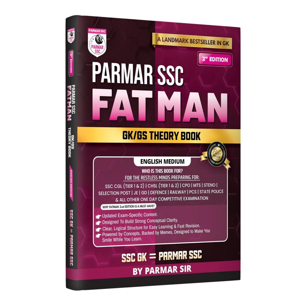 PARMAR SSC Fatman | GK/GS Theory Book | English Medium | 2nd Edition, 2026