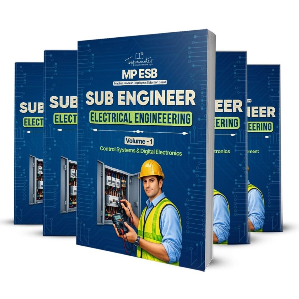 MP Vyapam Sub Engineer Electrical Engineering Preparation Study Material Notes, English Medium, Set of 5 Books