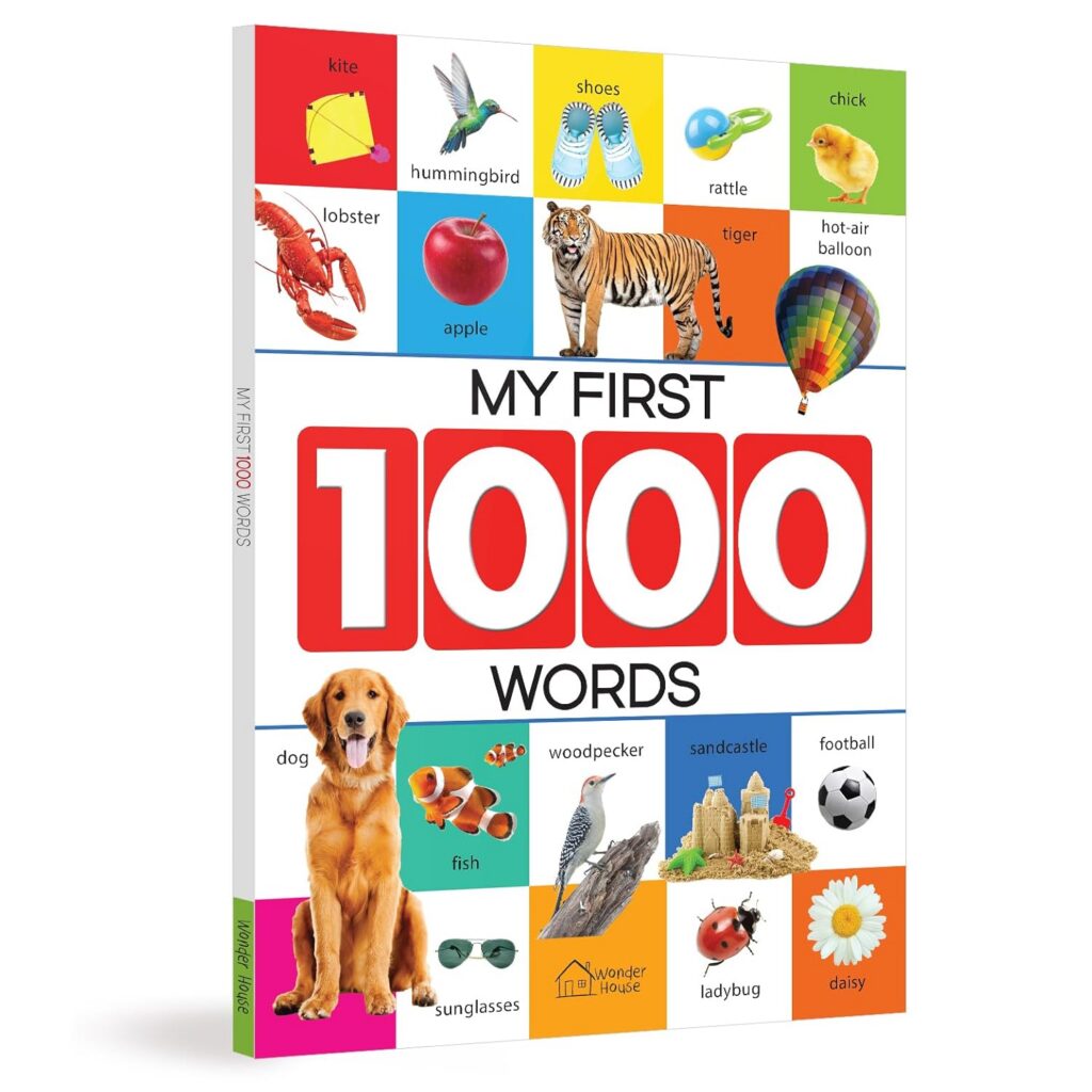 My First 1000 Words For Kids | Age 2–6 Years | Learning Board Book | Vocabulary Building | Children Picture Book