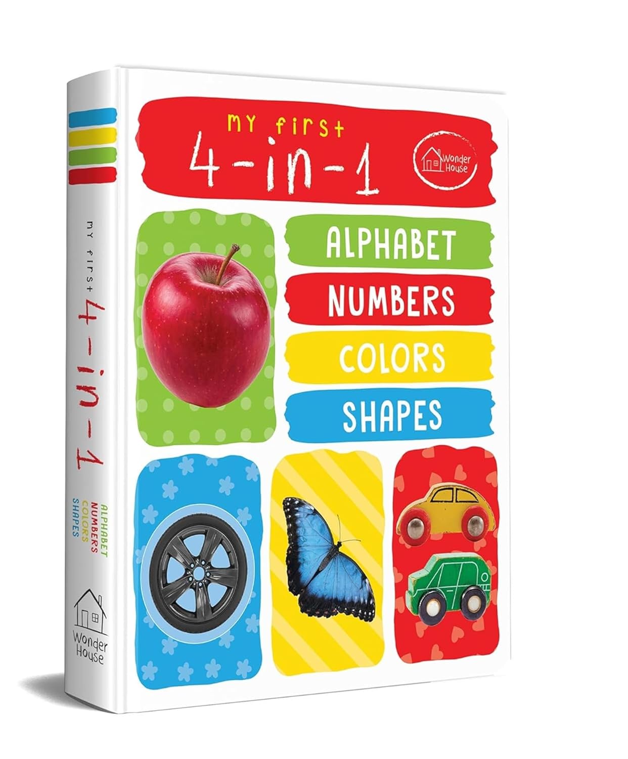 My First 4 In 1: Alphabet | Numbers | Colours | Shapes | Ages 0–5 Years | Early Learning Book