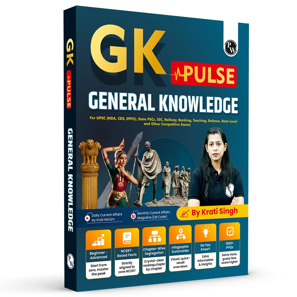 PW GK Pulse General Knowledge with 1000+ One-Liner PYQs by Krati