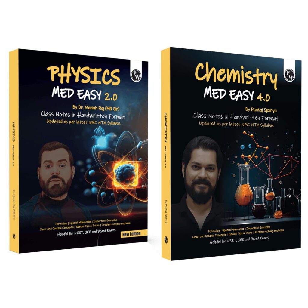 PW Physics, Chemistry Med Easy | Notes, Formulas, Tips & Tricks for NEET/JEE & Board Exams