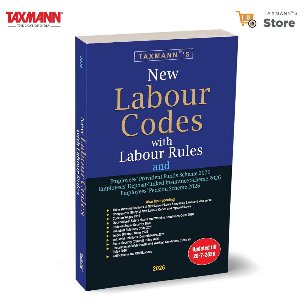 Taxmann's New Labour Codes with Labour Rules – Single-volume Desk Companion Bringing