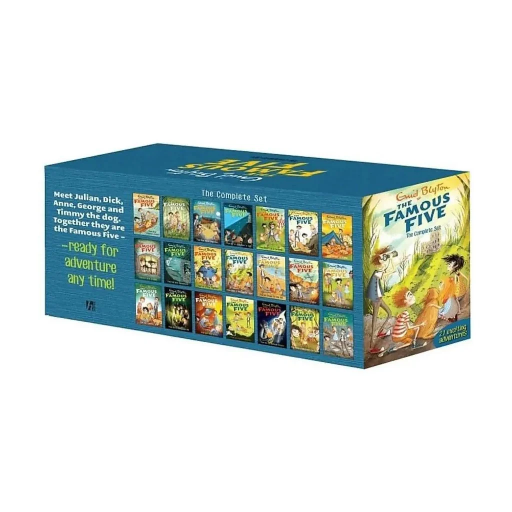 FAMOUS FIVE COMPLETE BOX SET OF 21 TITLES